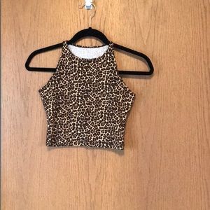 Cheetah crop top